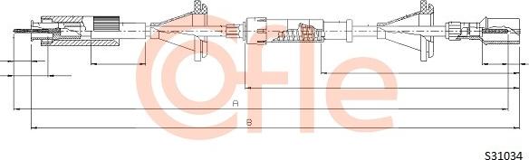 Cofle S 31034 - Alberino flessibile tachimetro autozon.pro