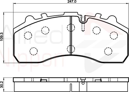 Comline ACV042HD - Kit pastiglie freno, Freno a disco autozon.pro