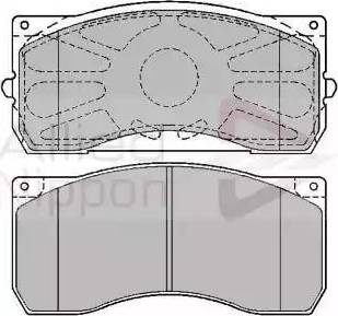 Comline ACV075KPX - Kit pastiglie freno, Freno a disco autozon.pro