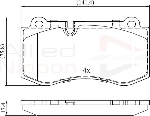 Comline ADB06020 - Kit pastiglie freno, Freno a disco autozon.pro