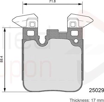 Comline ADB06108 - Kit pastiglie freno, Freno a disco autozon.pro