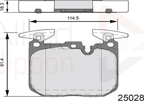 Comline ADB06110 - Kit pastiglie freno, Freno a disco autozon.pro