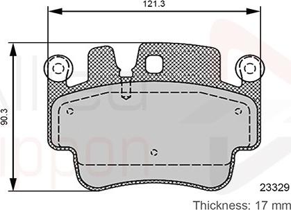 Comline ADB06131 - Kit pastiglie freno, Freno a disco autozon.pro