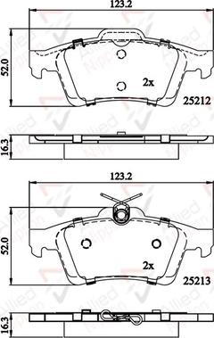 Comline ADB01629 - Kit pastiglie freno, Freno a disco autozon.pro