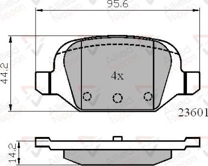 Comline ADB01026 - Kit pastiglie freno, Freno a disco autozon.pro