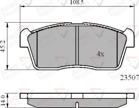 Comline ADB01113 - Kit pastiglie freno, Freno a disco autozon.pro