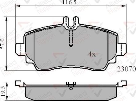 Comline ADB01318 - Kit pastiglie freno, Freno a disco autozon.pro