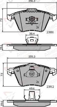 Comline ADB01752 - Kit pastiglie freno, Freno a disco autozon.pro