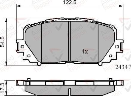 Comline ADB01767 - Kit pastiglie freno, Freno a disco autozon.pro