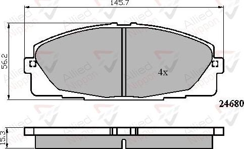 FTE 9001238 - Kit pastiglie freno, Freno a disco autozon.pro