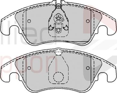 Comline ADB01789 - Kit pastiglie freno, Freno a disco autozon.pro