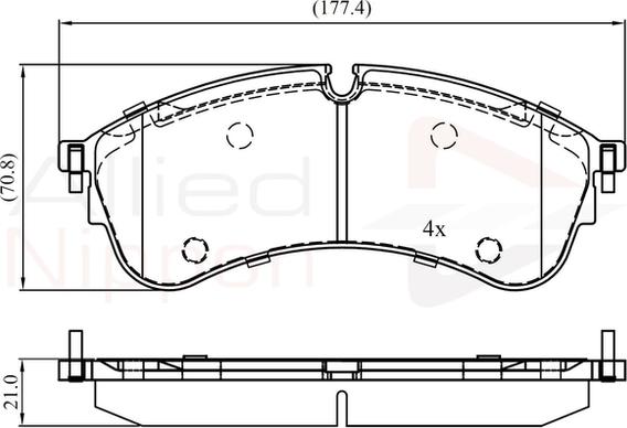 ATE 603879 - Kit pastiglie freno, Freno a disco autozon.pro