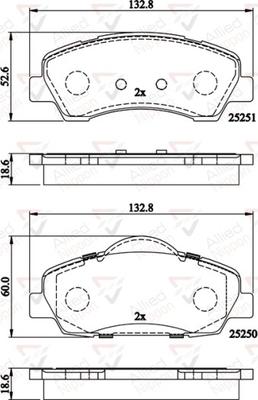 Comline ADB02199 - Kit pastiglie freno, Freno a disco autozon.pro