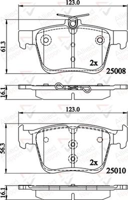 Comline ADB02156 - Kit pastiglie freno, Freno a disco autozon.pro