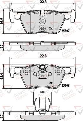 Comline ADB02131 - Kit pastiglie freno, Freno a disco autozon.pro