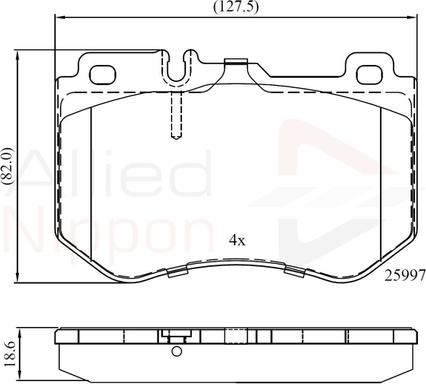 Comline ADB02347 - Kit pastiglie freno, Freno a disco autozon.pro