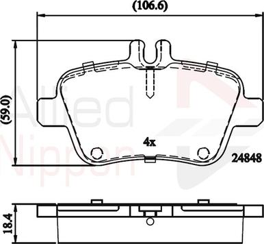 Comline ADB02209 - Kit pastiglie freno, Freno a disco autozon.pro