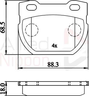 Comline ADB02215 - Kit pastiglie freno, Freno a disco autozon.pro