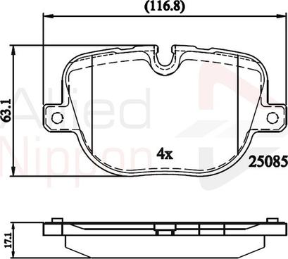 Comline ADB02212 - Kit pastiglie freno, Freno a disco autozon.pro