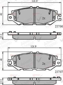 Comline ADB0788 - Kit pastiglie freno, Freno a disco autozon.pro