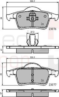 Comline ADB0729 - Kit pastiglie freno, Freno a disco autozon.pro