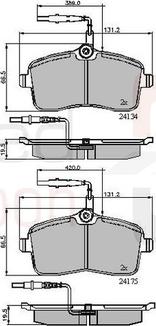 Comline ADB11250 - Kit pastiglie freno, Freno a disco autozon.pro