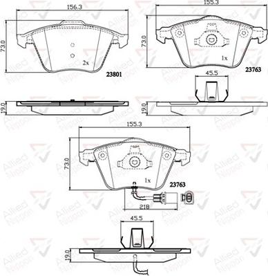 Comline ADB11752 - Kit pastiglie freno, Freno a disco autozon.pro