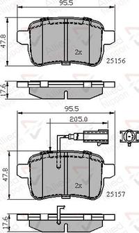 Comline ADB12103 - Kit pastiglie freno, Freno a disco autozon.pro