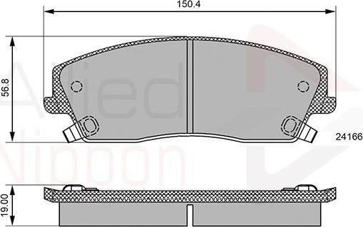 Comline ADB36085 - Kit pastiglie freno, Freno a disco autozon.pro