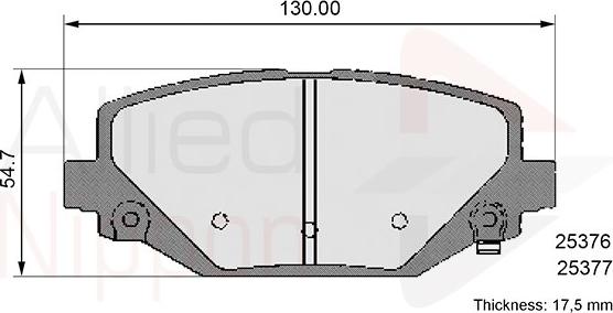 Comline ADB36102 - Kit pastiglie freno, Freno a disco autozon.pro