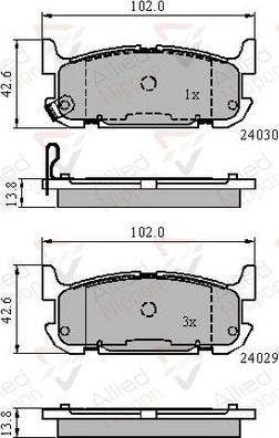 Comline ADB31521 - Kit pastiglie freno, Freno a disco autozon.pro