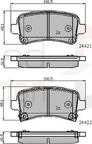 Comline ADB31795 - Kit pastiglie freno, Freno a disco autozon.pro