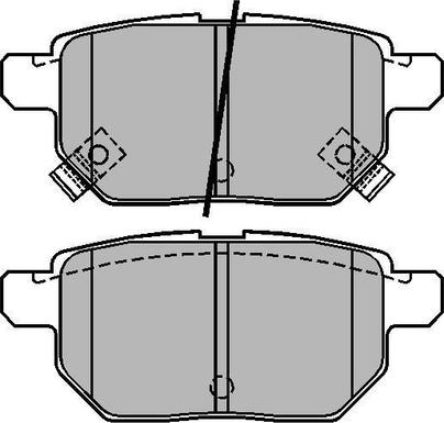 ACDelco 19374437 - Kit pastiglie freno, Freno a disco autozon.pro