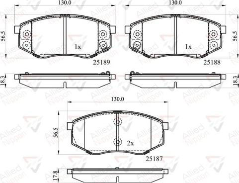 Comline ADB32194 - Kit pastiglie freno, Freno a disco autozon.pro