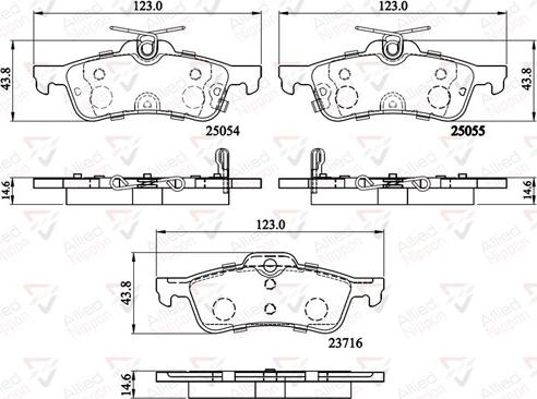 Comline ADB32204 - Kit pastiglie freno, Freno a disco autozon.pro