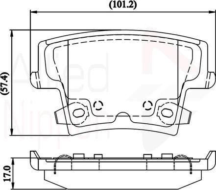 Comline ADB32216 - Kit pastiglie freno, Freno a disco autozon.pro