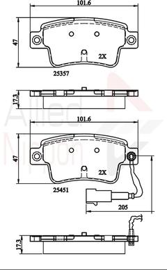 Comline ADB21528 - Kit pastiglie freno, Freno a disco autozon.pro