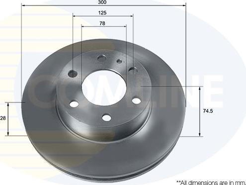 Comline ADC9087V - Discofreno autozon.pro