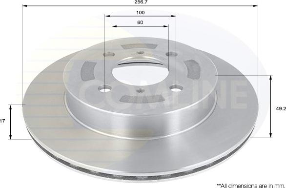 Comline ADC0919V - Discofreno autozon.pro