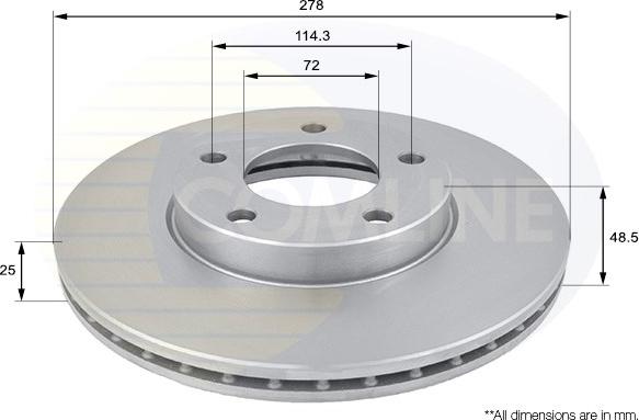 Comline ADC0446V - Discofreno autozon.pro