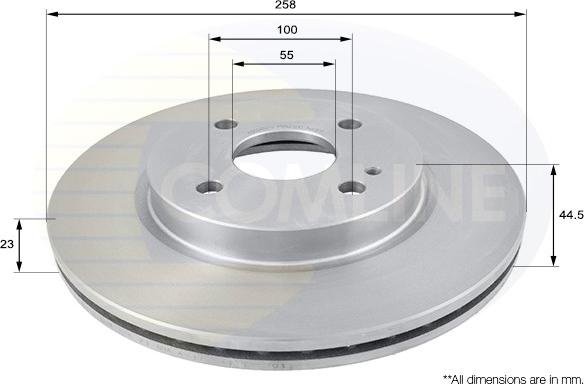 Comline ADC0457V - Discofreno autozon.pro