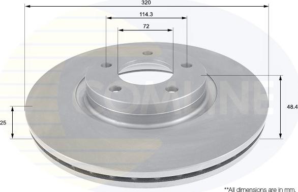 Comline ADC0470V - Discofreno autozon.pro