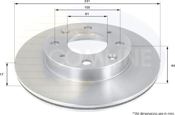 Comline ADC0502V - Discofreno autozon.pro