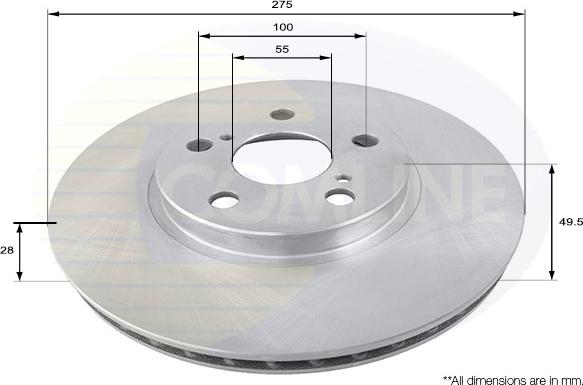 Comline ADC0154V - Discofreno autozon.pro