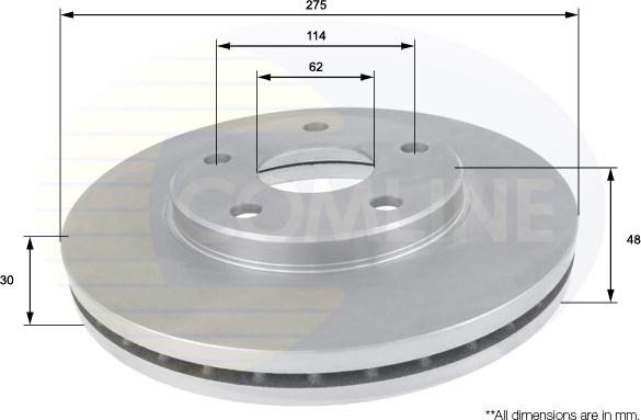 Comline ADC0150V - Discofreno autozon.pro