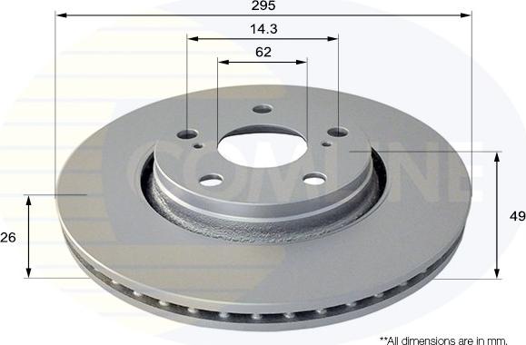 Comline ADC01150V - Discofreno autozon.pro