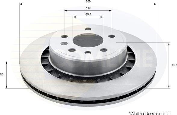 Comline ADC01161V - Discofreno autozon.pro