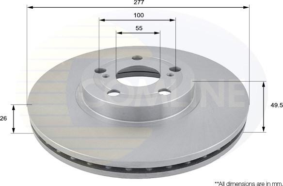 Comline ADC01109V - Discofreno autozon.pro