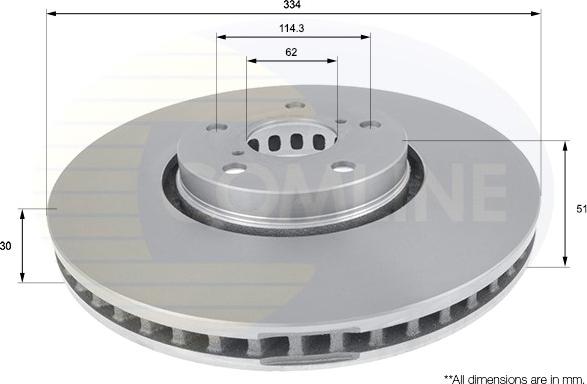 Comline ADC01124V - Discofreno autozon.pro