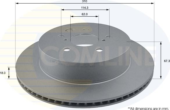 Comline ADC01123V - Discofreno autozon.pro